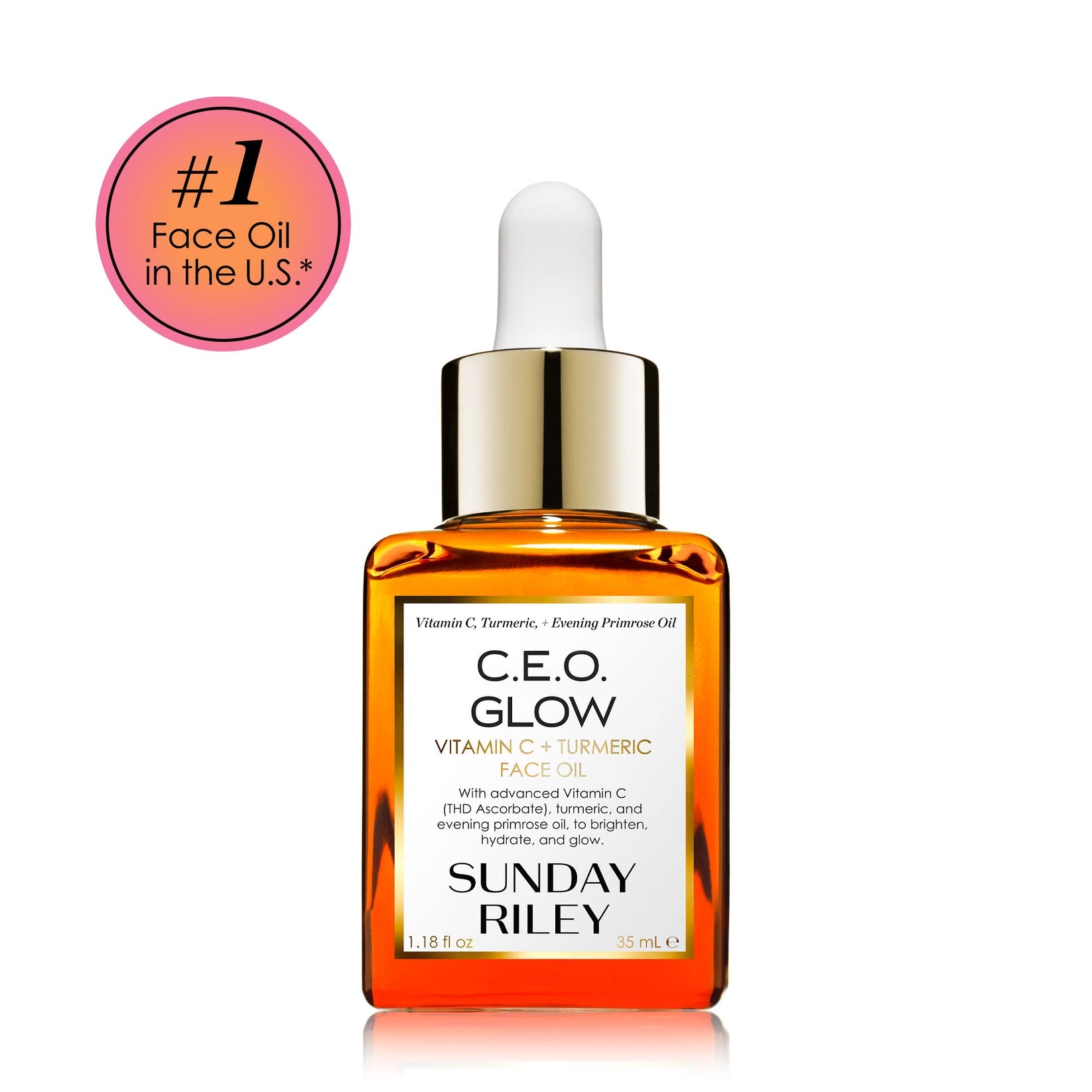 Sunday Riley – C.E.O. Glow serum de vitamina C y Curcuma