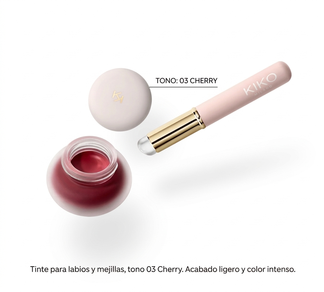 Kiko milano - Tinta de labios y mejillas Hug couture cloud